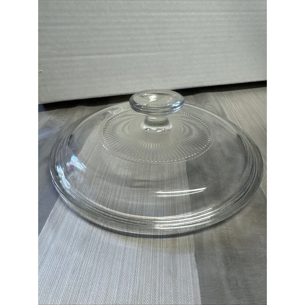 Vintage Pyrex G5C Replacement Glass Lid G-5-C Corning Ware‎ 8” Clear